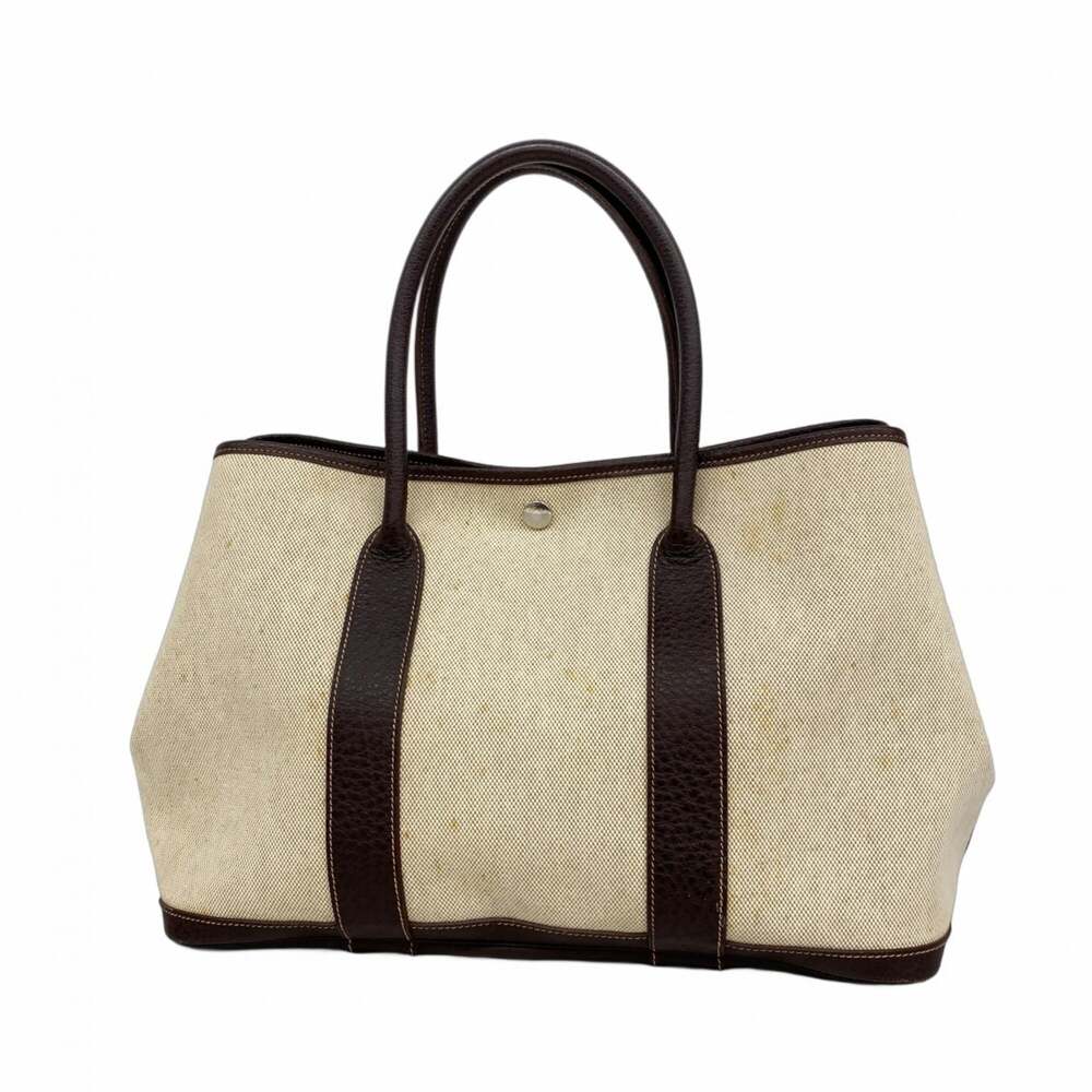 Hermes Garden Party Tote Toile And #266903H18B